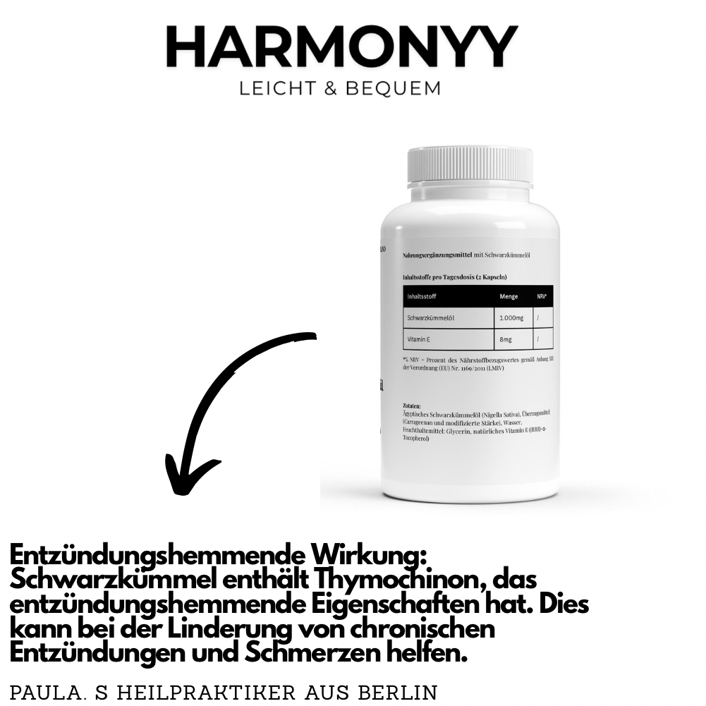 Ägyptisches Schwarzkümmelöl - 240 vegane Softgels
