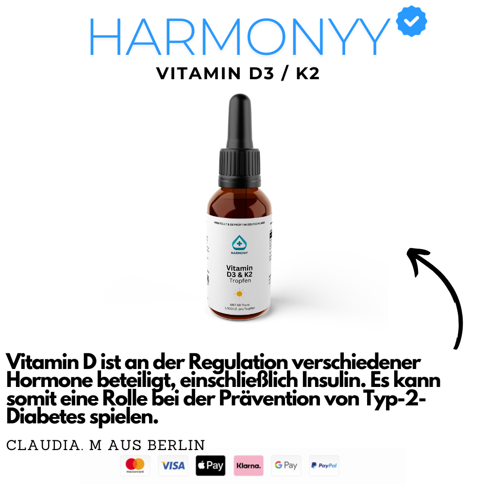 Vitamin D3 + K2 - 1.700 Tropfen (1.000 I.E.)