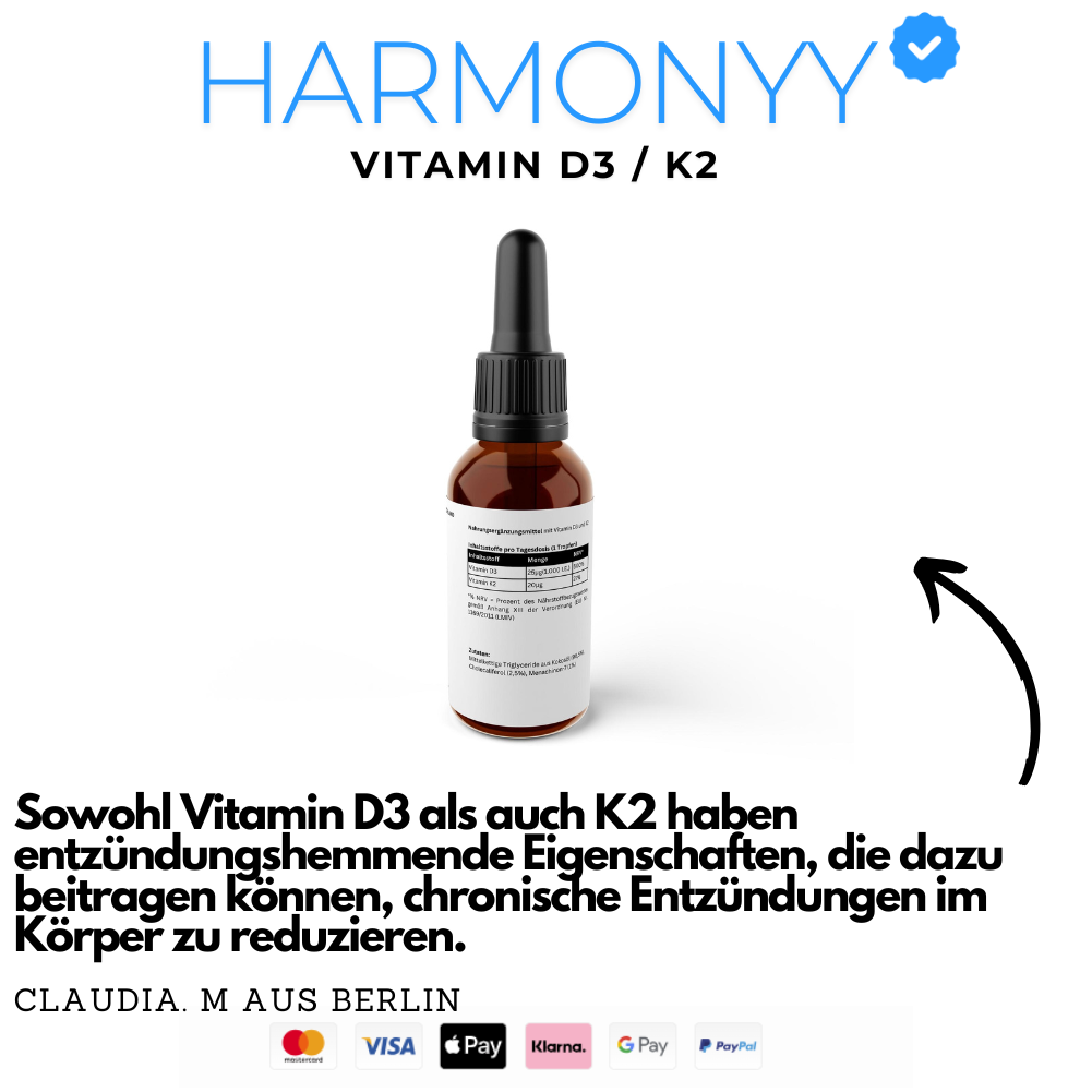 Vitamin D3 + K2 - 1.700 Tropfen (1.000 I.E.)