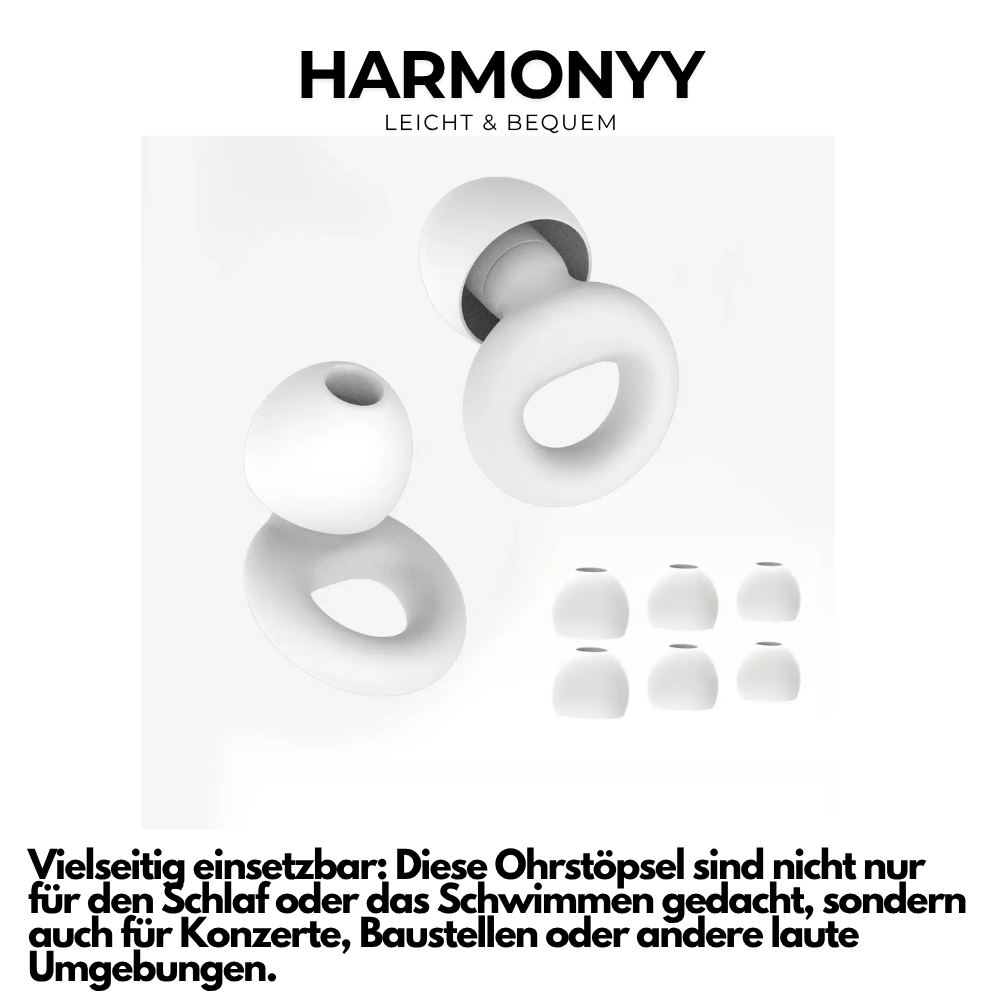 Silikon-Ohrstöpsel zum Schwimmen, Schlafen, Geräusche