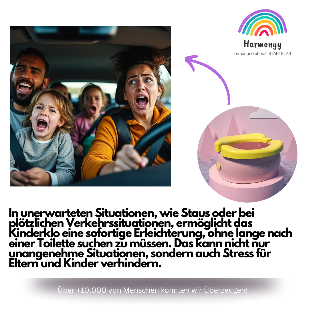 SOS-Klappbarer Reise-Toilettentopf