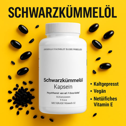 Ägyptisches Schwarzkümmelöl - 240 vegane Softgels